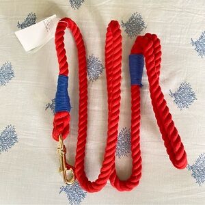 Pet Leash 100% cotton red old navy 
5' LONG